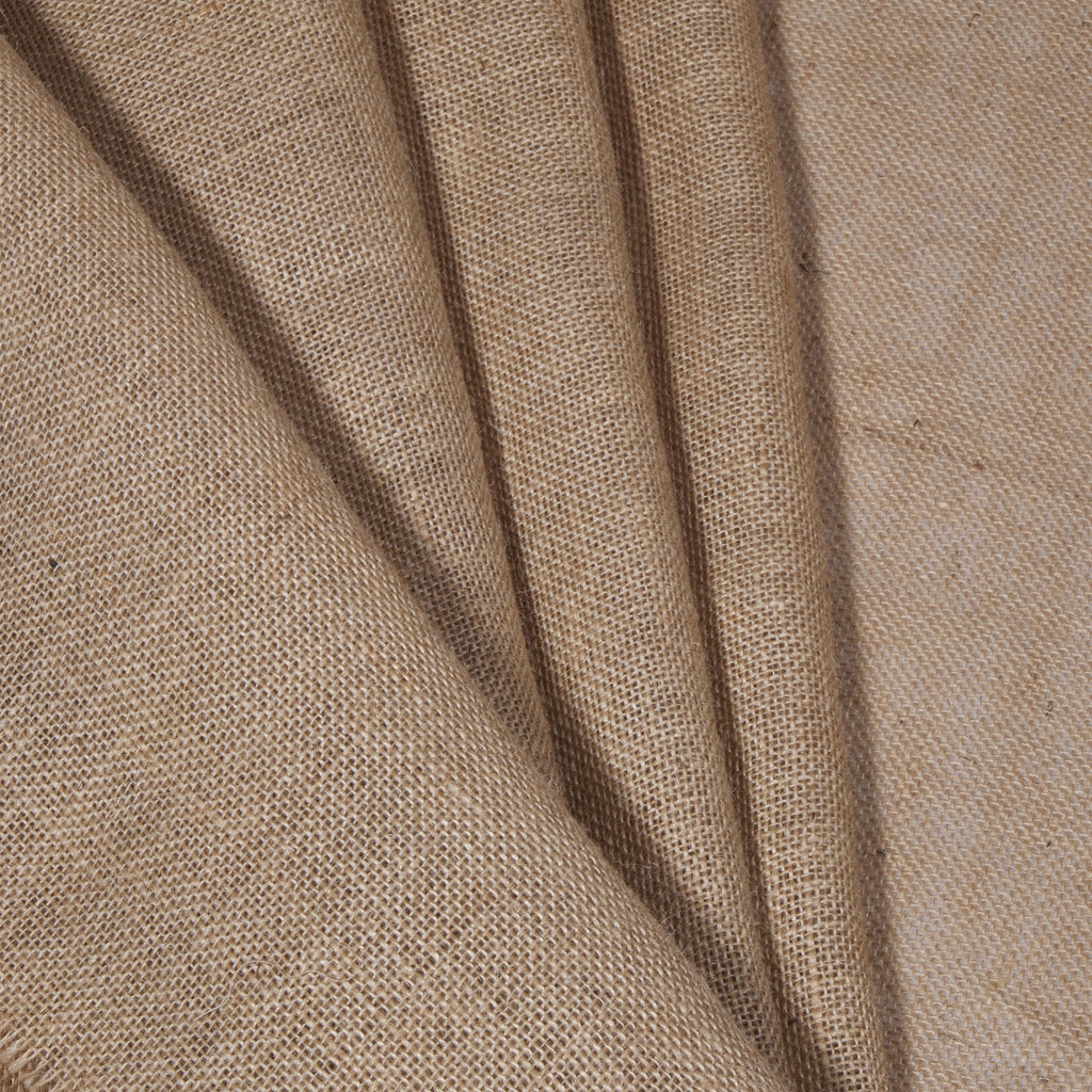 (2 pack) Love, Laugh, Craft Natural Burlap Precut Fabric, 46"W x 2-Yards, Brown