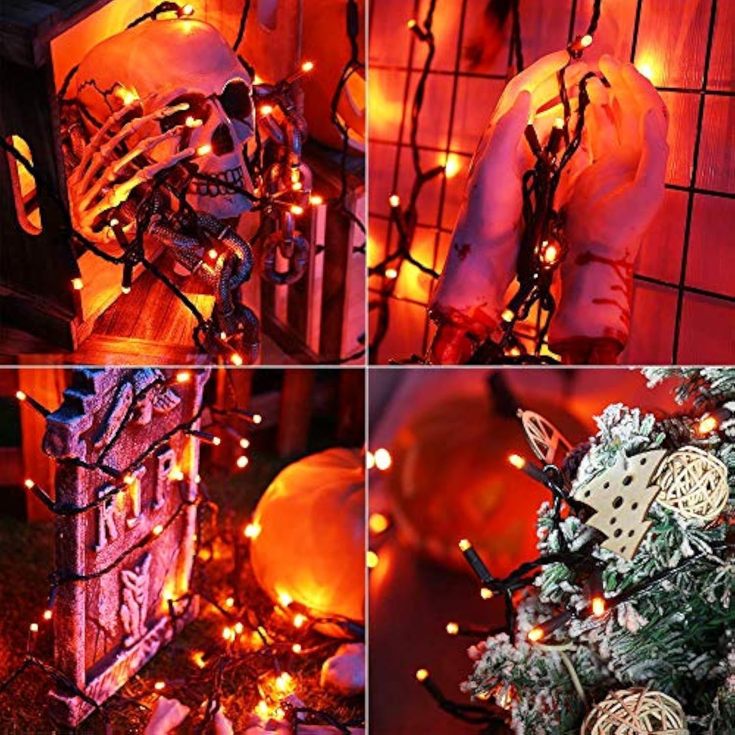 Wick's Outdoor Living LED 5MM Multi-Color Holiday Lights, 50 FT in length, 150 CT, and 6 different color options