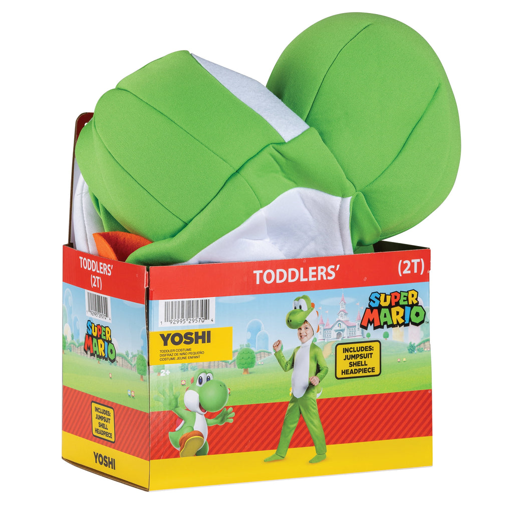 Nintendo Super Mario Bros. Yoshi Halloween Costume for Children, Infants Size 12-18M, by Disguise