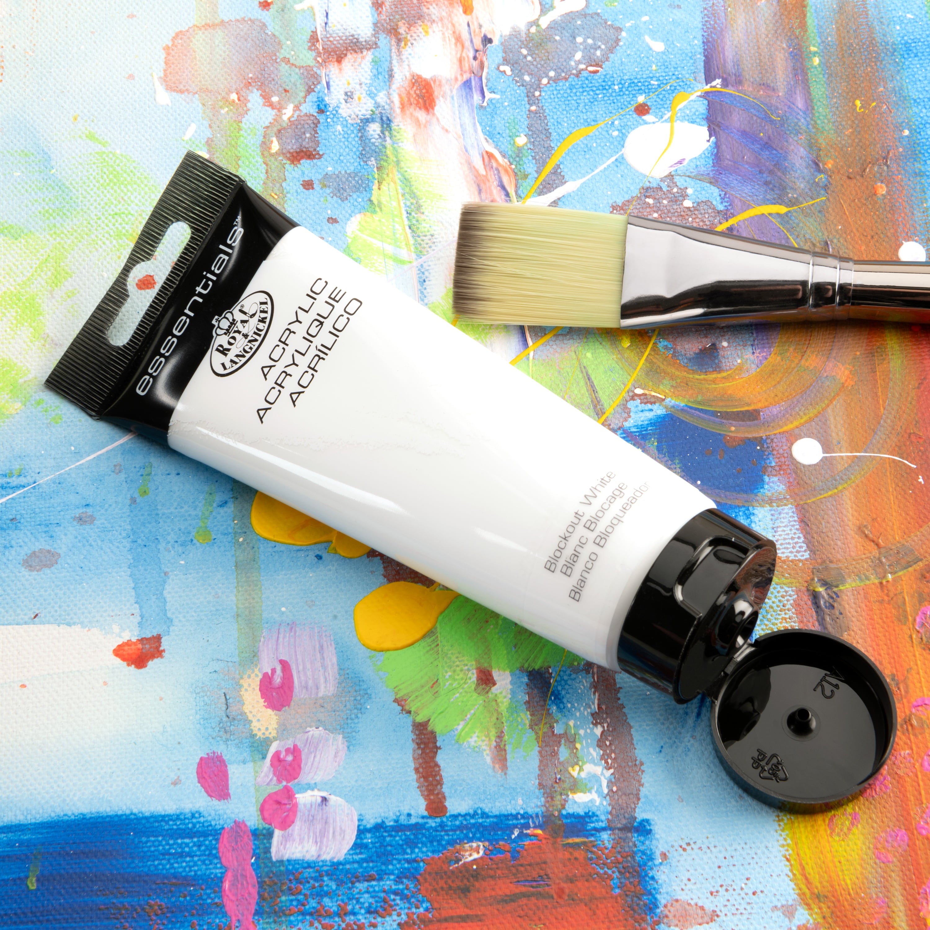 Royal & Langnickel Essentials 120ml Primary Yellow Acrylic Artist Paint
