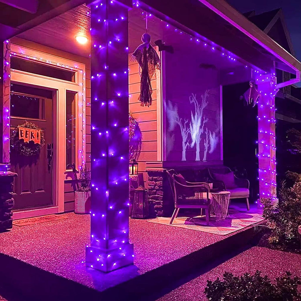 JMEXSUSS 200 LED Christmas Lights Indoor Outdoor, Connectable Warm White Christmas Tree Lights Clear Wire, 66 Ft Twinkle Fairy String Lights Plug in for Bedroom Wedding Christmas Tree Decorations