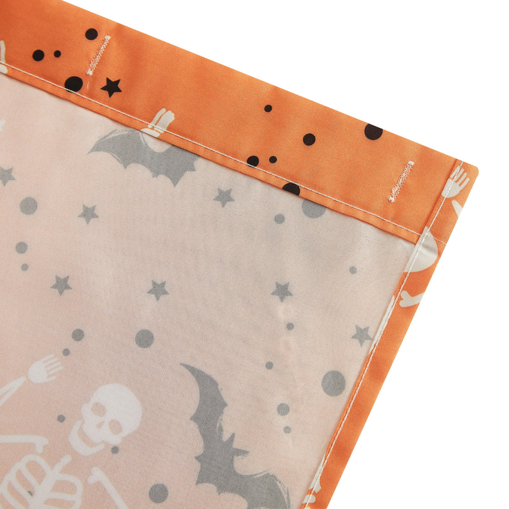 Way To Celebrate 13-Piece Shake Your Bones Shower Curtain Set with Hooks, Orange