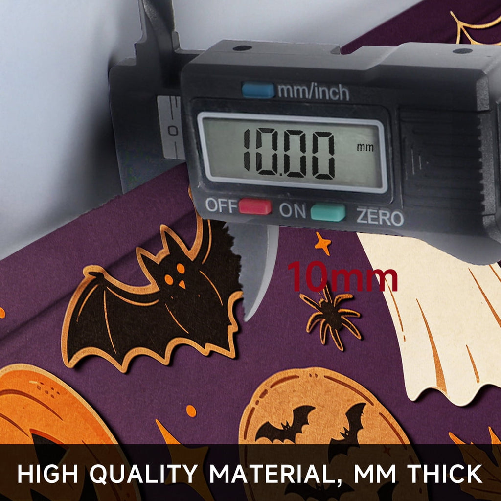 YIMEIS Halloween Neon Pumpkin Lanterns 3Pcs Flannel Mat & Kitchen Rugs Set,Soft Non-slip,16''×24'' 20''×30'' 17''×47'' Inches,for Entryway Bathroom