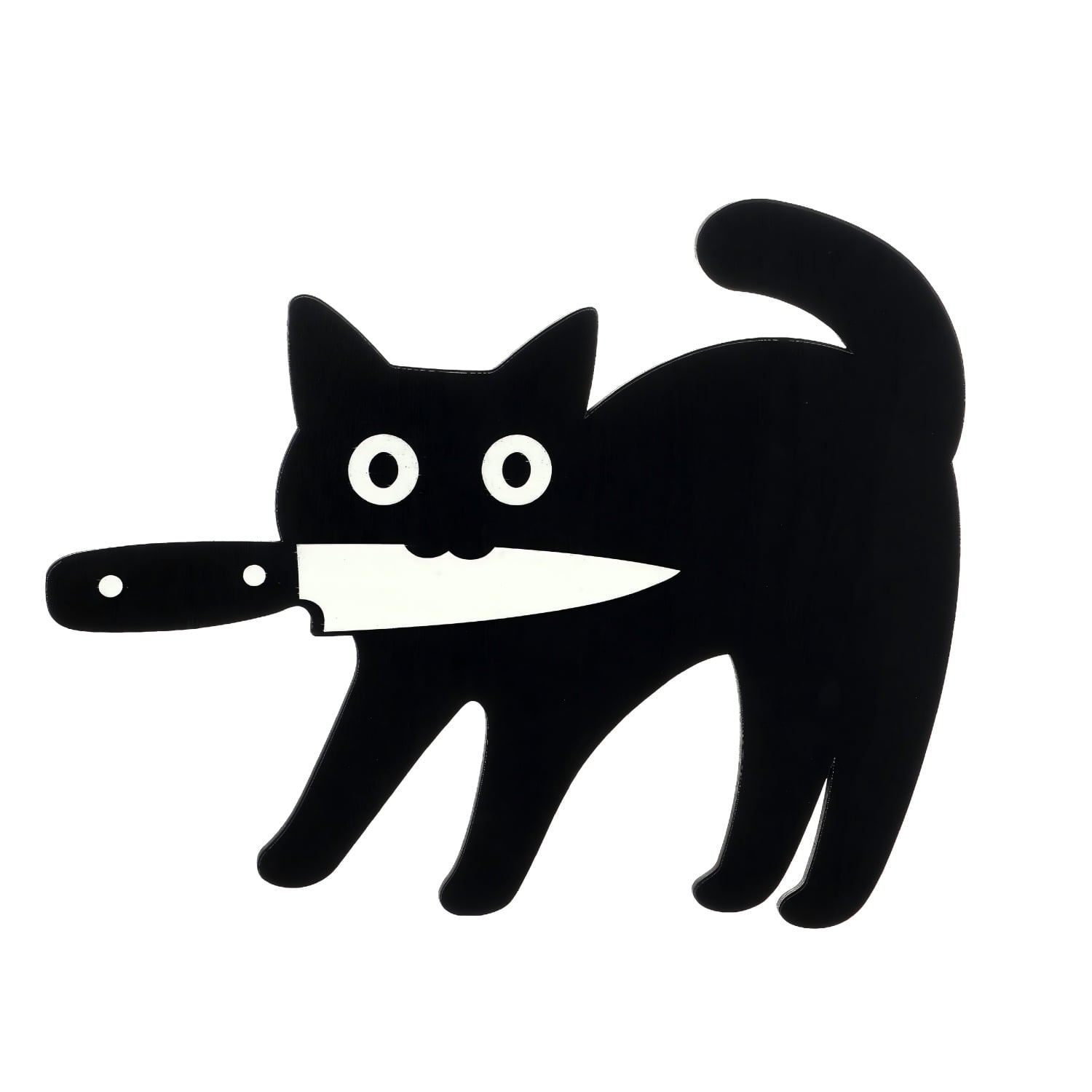 Halloween Wall Decorations Set of 3 Cat-8.6" Black Cat Wooden Indoor Halloween Decoration for Door Cornor for Entrance Hall, Kitchen, Shelf Ultimate Door Corner Decoration