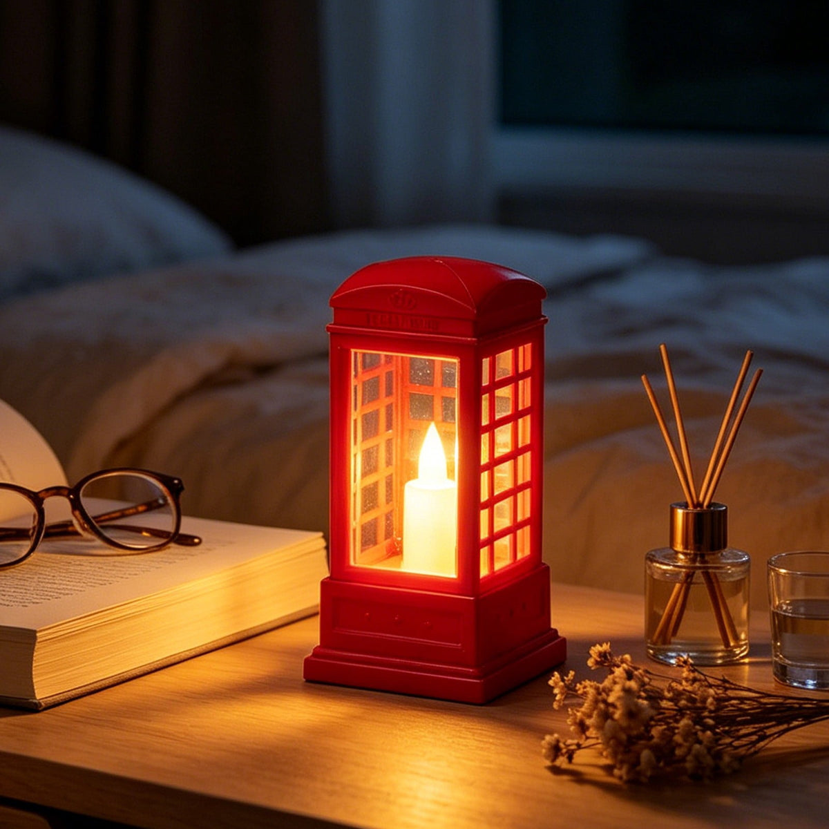 Djiypn Mini Lanterns 2Pack LED Small Lanterns Decorative Indoor Outdoor Hanging Lantern Decorative Candle Light Farmhouse Decor for Weddings Western Camping Party Halloween Christmas Decorations