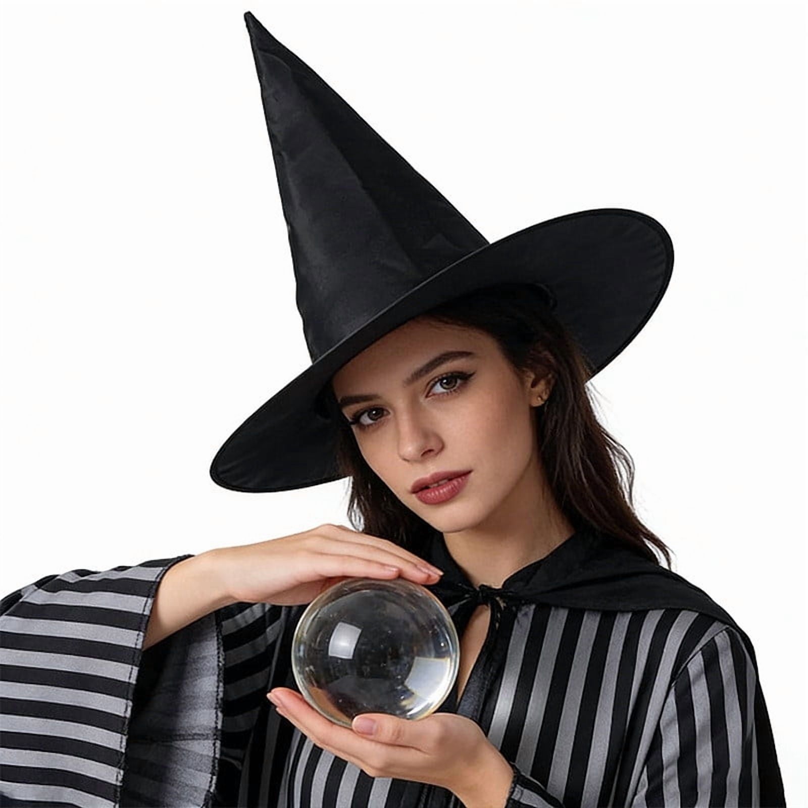 Stijggn Witch Hat Lights Halloween Glowing Lights, Waterproof Hanging Witch Hat Decorations, Warm Light Festival Ornaments for Indoor Outdoor Yard Garden Party Halloween Decor