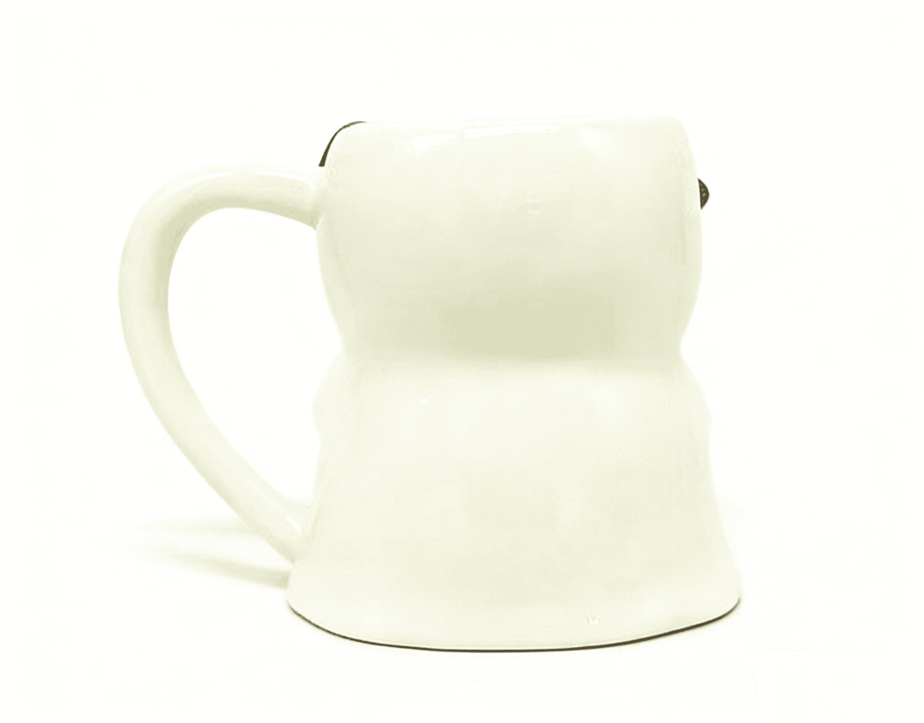 Way to Celebrate Halloween White Ghost Dog Ceramic Coffee Mug, 14.88 oz
