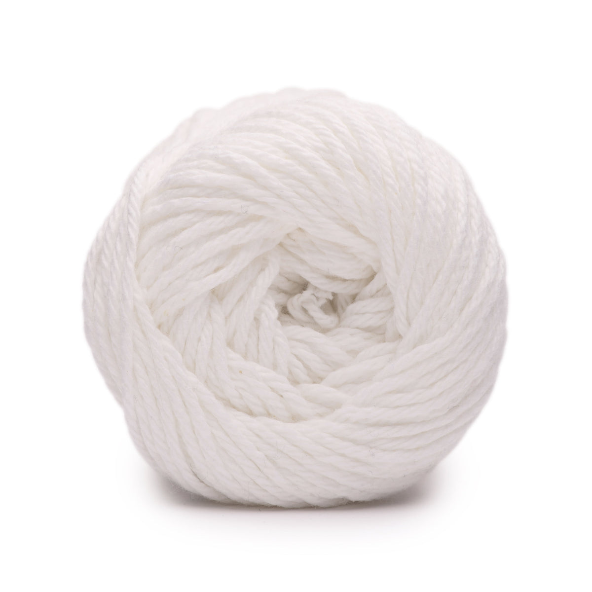 (3 pack) Peaches & Creme Solid 4 Medium Cotton Yarn, White 2.5oz/70.9g, 120 Yards