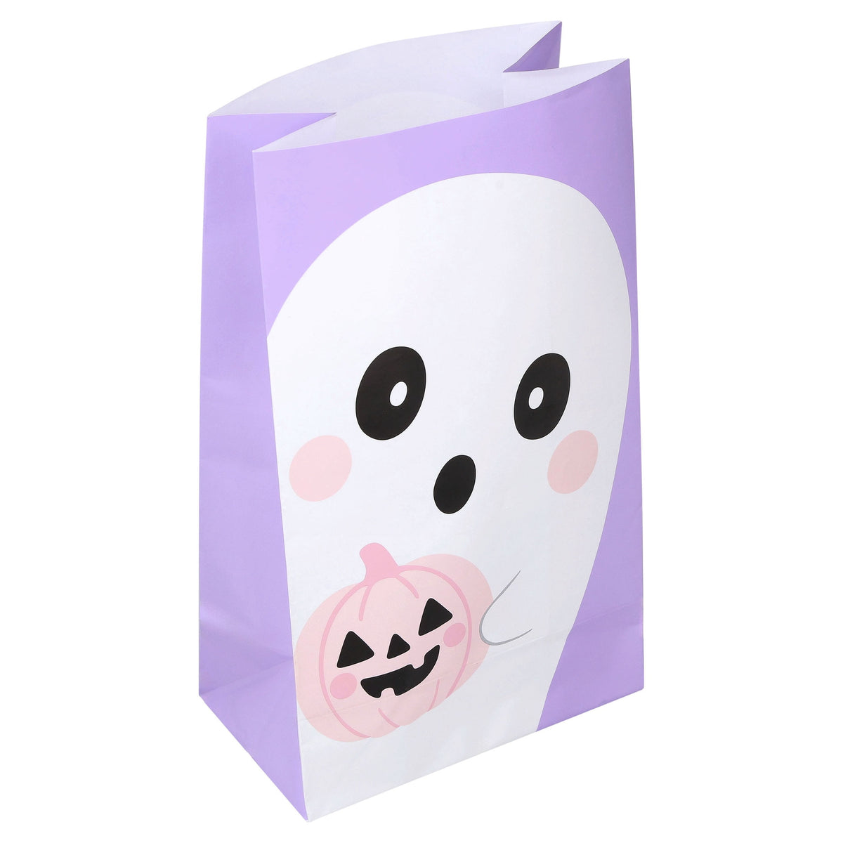 Ghost Paper Treat Bag, Multicolor, 6" x 10.5" x 3.5", Halloween by Way To Celebrate