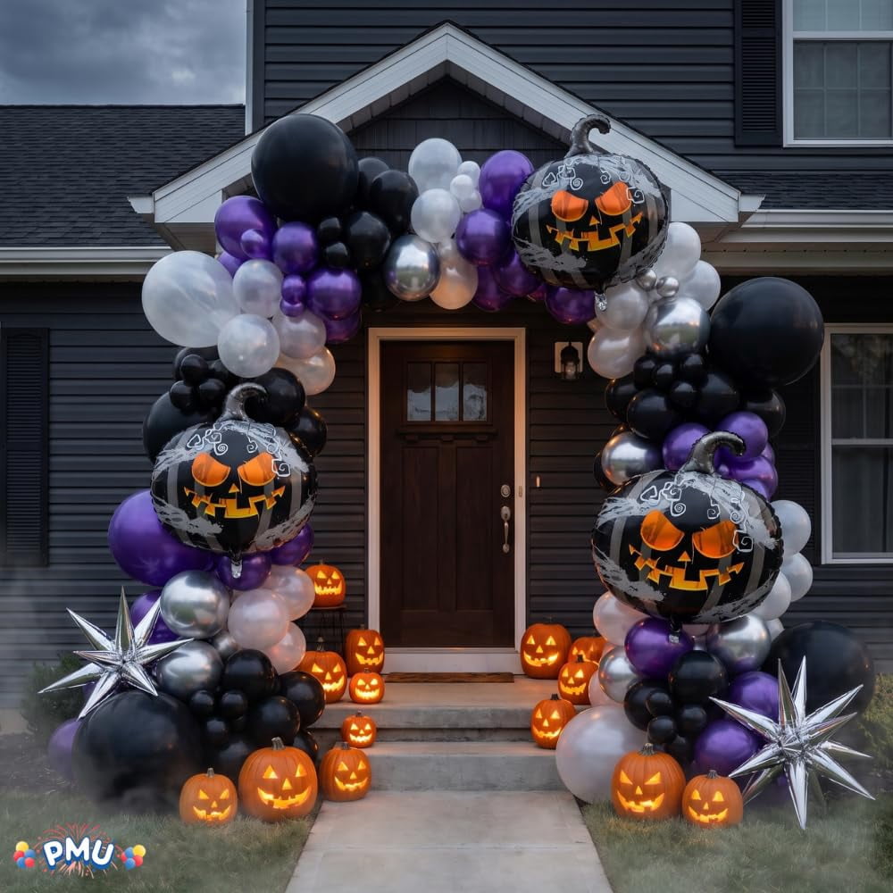 PMU Halloween Flying Ghost 24 Inch Mylar-Foil Balloon (10/pkg) Pkg/1