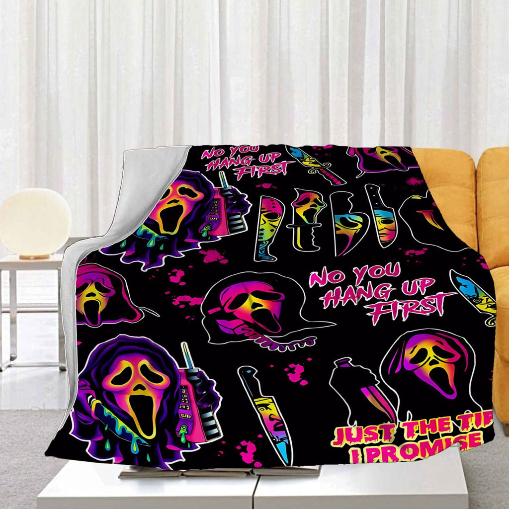 Jbralid This is My Horror Movie Watching Blanket, Horror Movie Blanket, Halloween Blanket, Scary Movie Blanket, Horror Blanket Gifts for Halloween 40x50 in