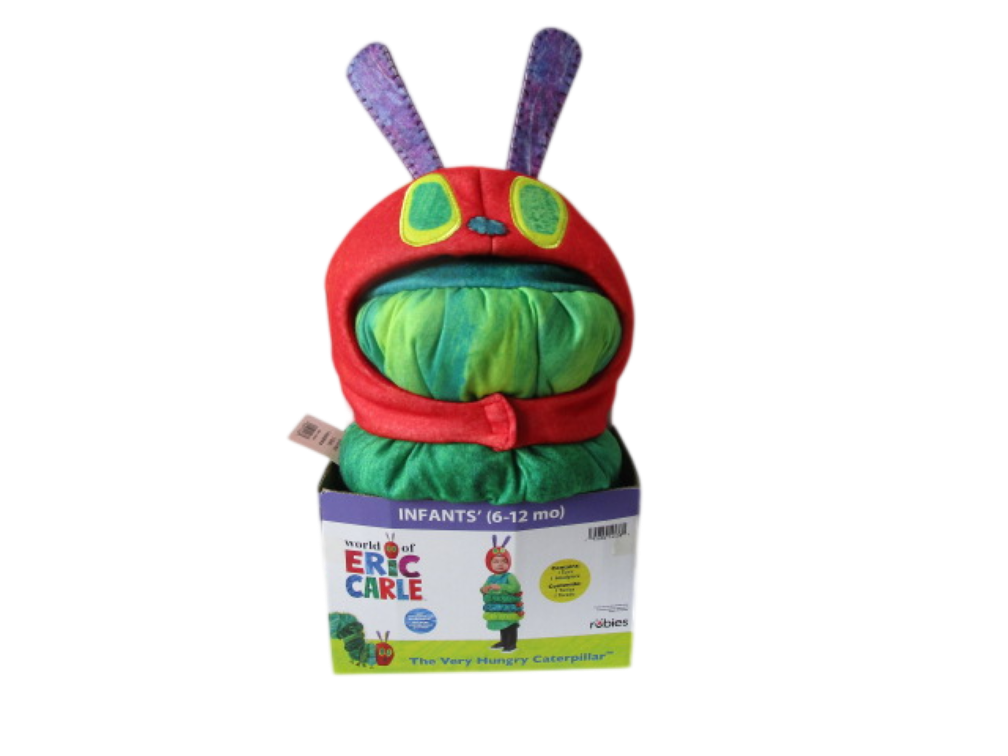 The Very Hungry Caterpillar Halloween Costume for Infant, Unisex Size 6-12M, by Rubies
