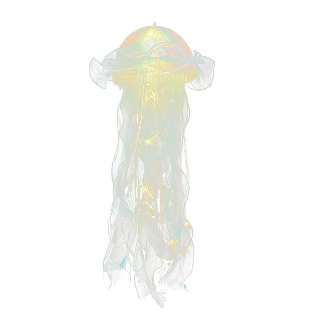 Pyaiine Glowing Jellyfish Lantern Handheld Jellyfish LED Lamp Hanging Lantern Decoration New Year Eve Gadget Holiday Gift for Party