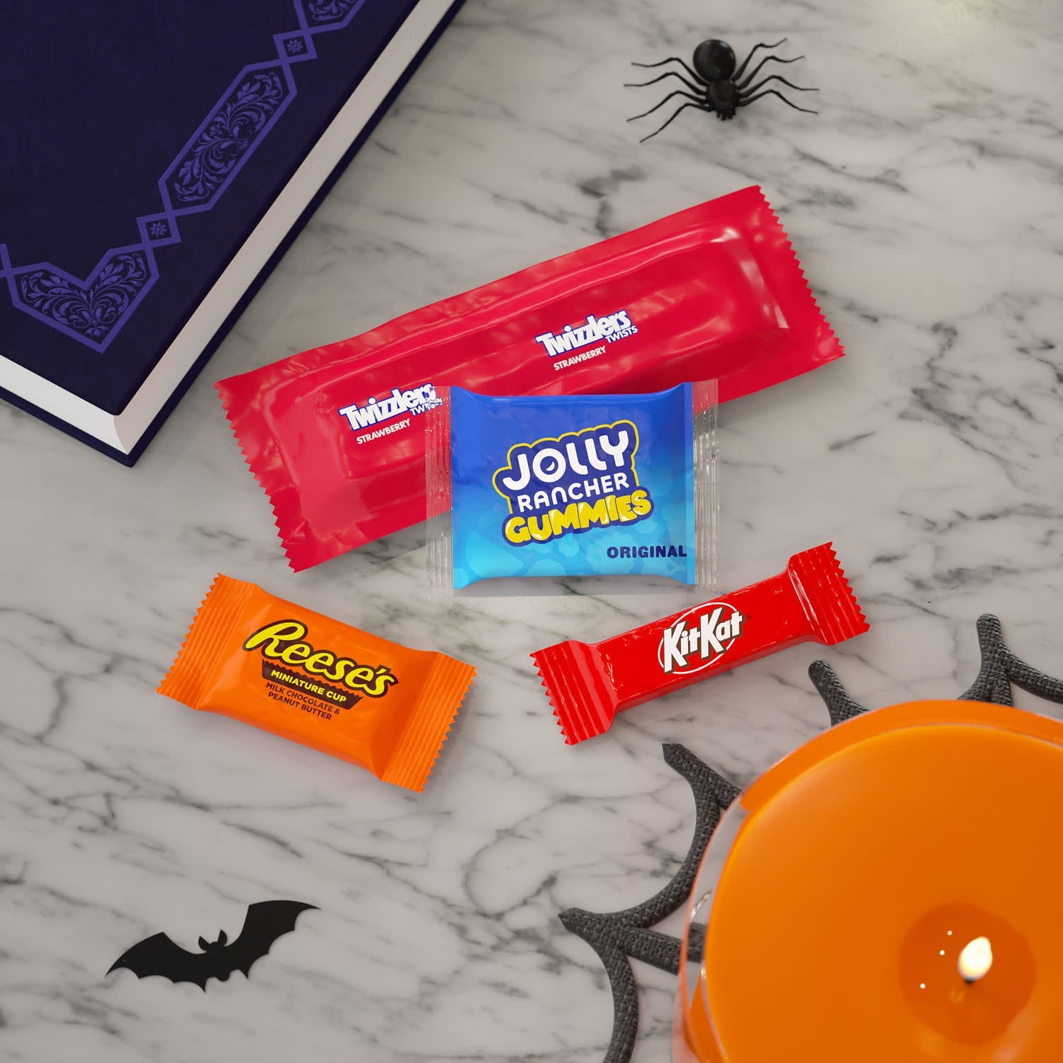 Hershey Assorted, Halloween Candy Variety Bag, 8.93 oz (30 pieces)