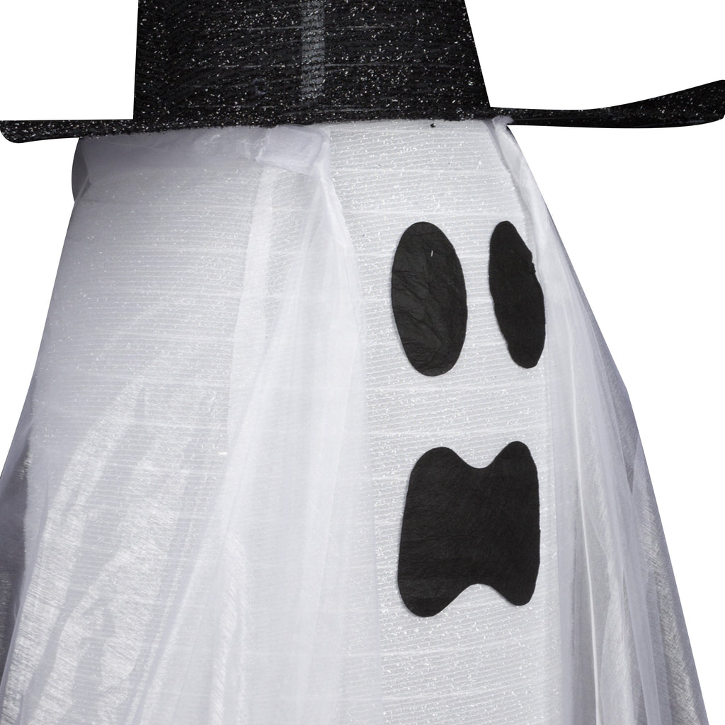 Halloween Outdoor Decor Ghost w/Hat Spooky Moods 41.93 in L x 71.85 in H x 26.97 in W 8.64 lb