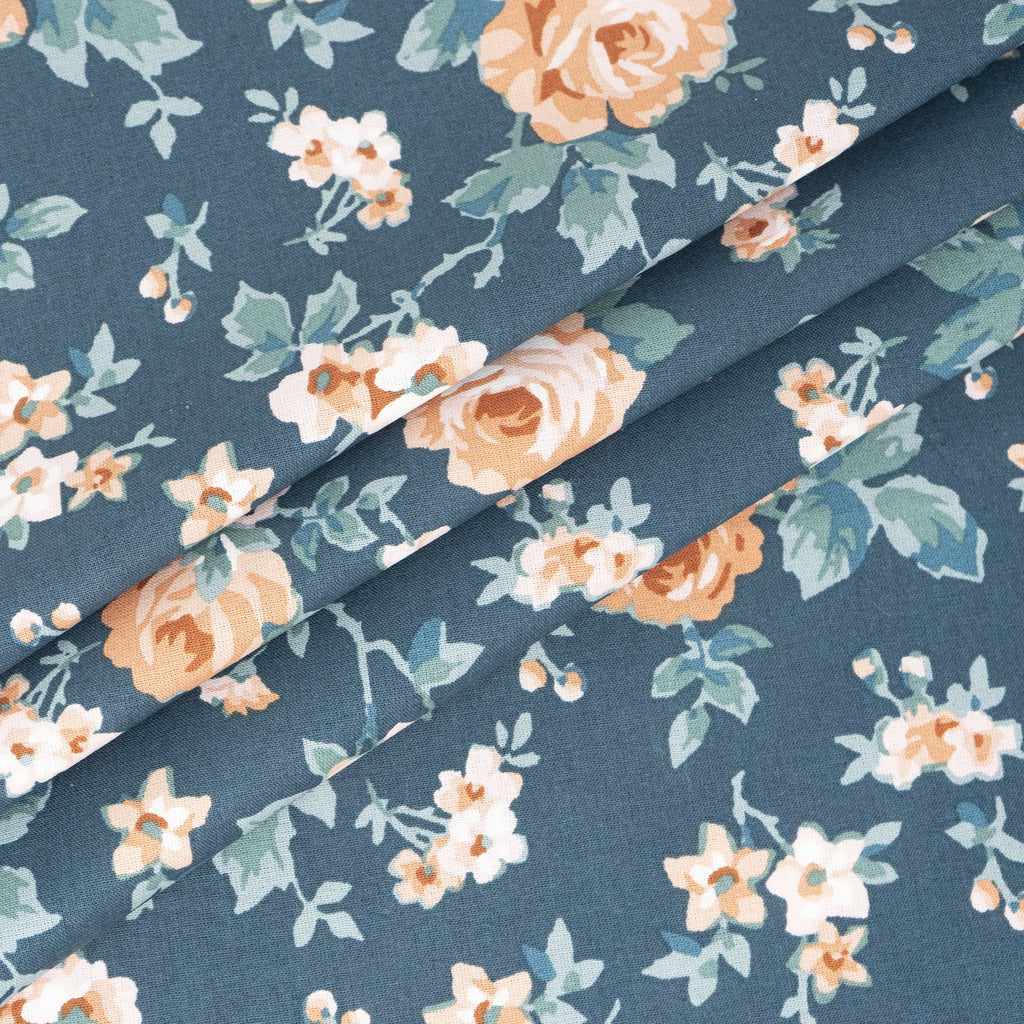 Waverly Inspirations Sewing & Craft Fabric, 1 Yard Cut, 100% Cotton, Cutout Floral Print, 44 in Wide