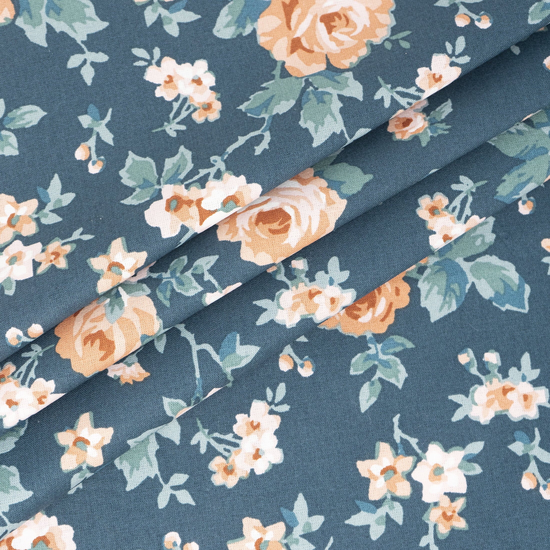 Waverly Inspirations Sewing & Craft Fabric, 1 Yard Cut, 100% Cotton, Cutout Floral Print, 44 in Wide