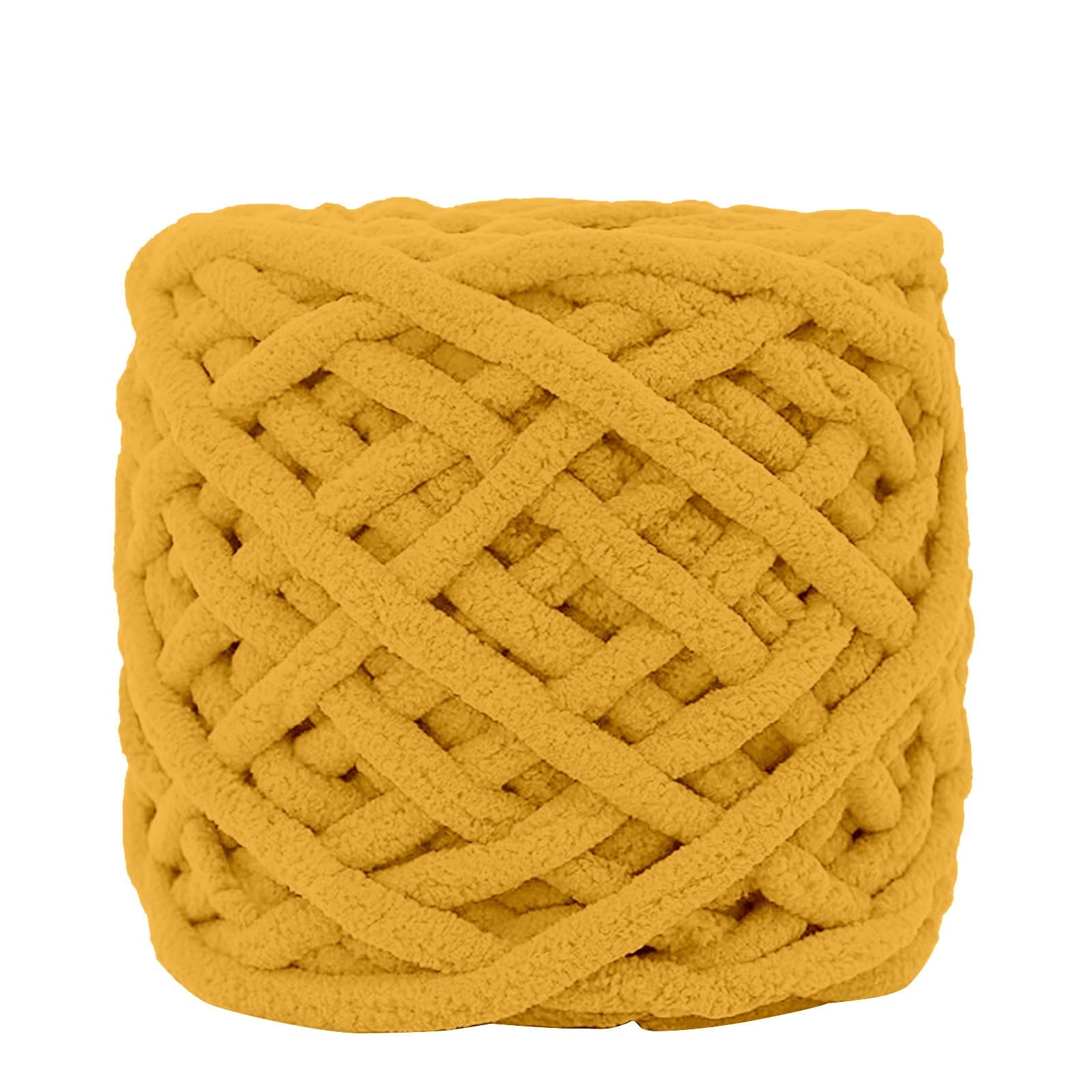 1 Pc Blanket Yarn Chunky Knit Chenille Yarn Soft Velvet Yarn Crochet Knitting Blanket Yarn DIY Craft for Knit Sweaters, Blankets, Shoes, Scarves, Clothes, Dark Green