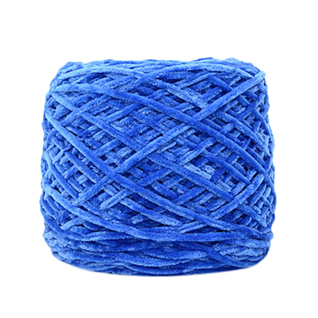 1 Pc Blanket Yarn Chunky Knit Chenille Yarn Soft Velvet Yarn Crochet Knitting Blanket Yarn DIY Craft for Knit Sweaters, Blankets, Shoes, Scarves, Clothes, Dark Green