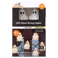 Indoor/Outdoor 10-Count LED Ghost String Lights, Warm White, 6.5', Halloween by Way To Celebrate