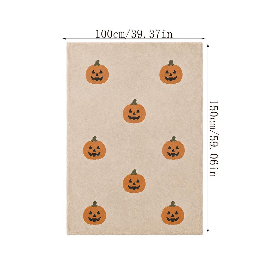 Vggrvlo Up to 25% Off Halloween Halloween Themed Throw Blanket Autumn Leaves Fall Throw Blanket for Couch Cute Halloween Blanket for G-irls B-oys K-ids Women Men