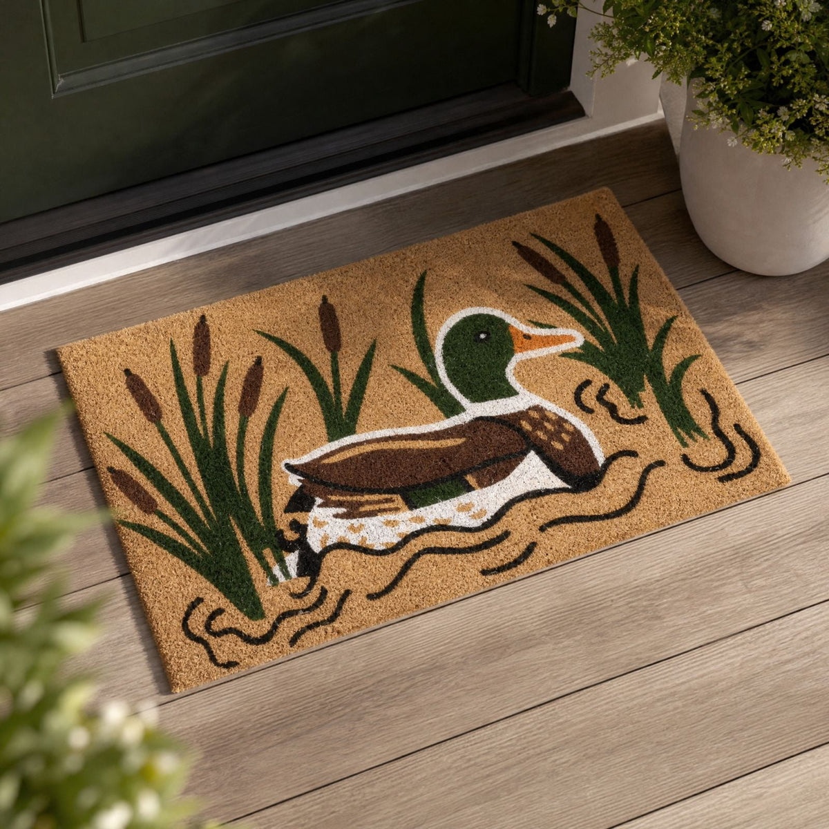 Halloween Dachshund Door Mat, 30"×18" Non-Slip Pumpkin Dachshund Floor Rug, Mat for Home Porch Fall Decor & Pet Lover Housewarming Gift
