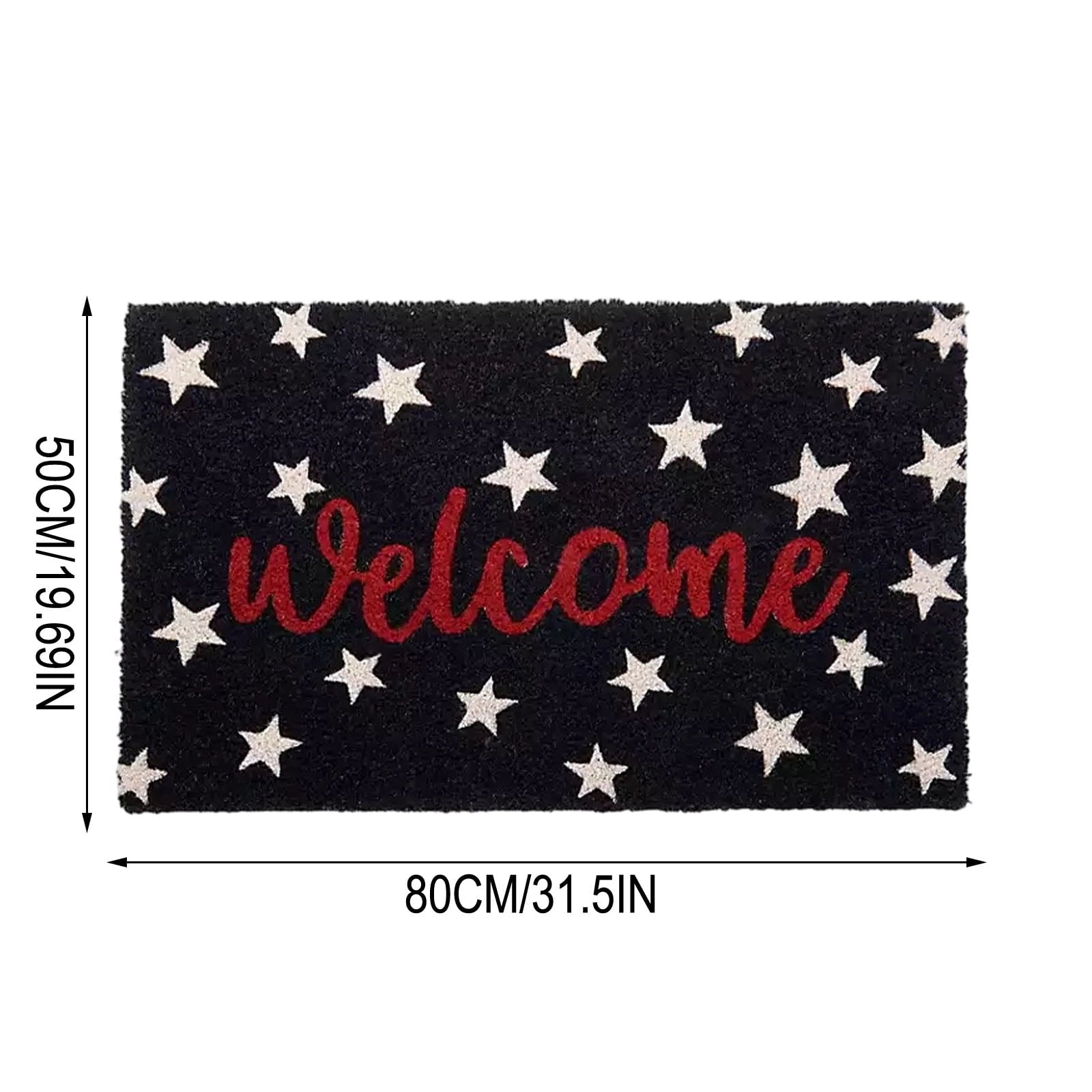 Clearance! 4th of July USA Bow Flag Bath Rugs, 24"x16" Red White Blue Decorative Bathroom Mat, Independence Day Embroidered Patriotic Lumbar Decor, Gift for Mom Dad Friend Family
