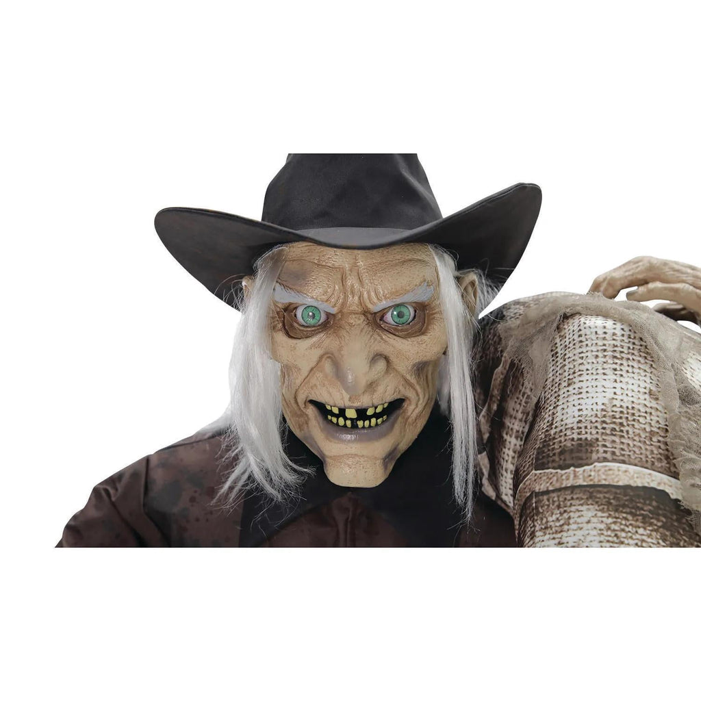 6ft Grave Robber Animated Halloween Prop Animatronic Haunted Cemetery Graveyard