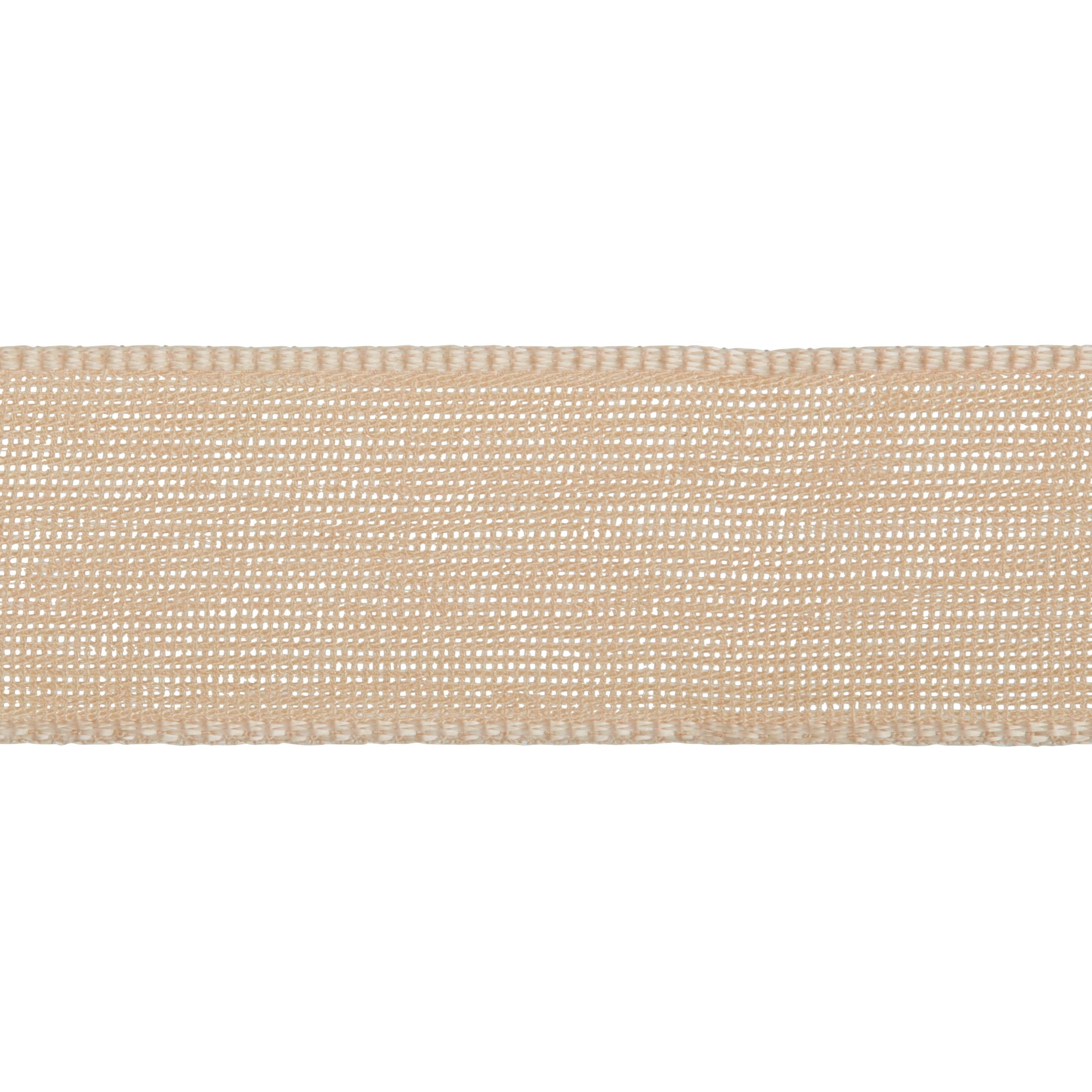(3 pack) Offray Ribbon, Oatmeal Brown 5/8 inch Woven Ribbon, 12 feet
