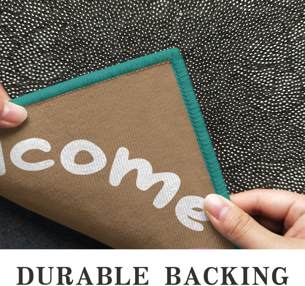 Bear Rugs Tribal Doormat Non-Slip Absorbent Resist Dirt Front Door Mat Machine Washable Welcome Mats Outdoor Inside Floor Rugs for Entryway 30" X 17"…