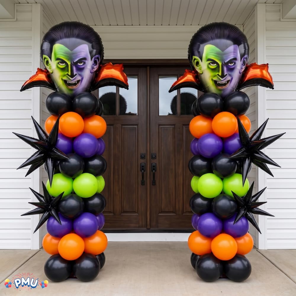 PMU Halloween Flying Ghost 24 Inch Mylar-Foil Balloon (10/pkg) Pkg/1