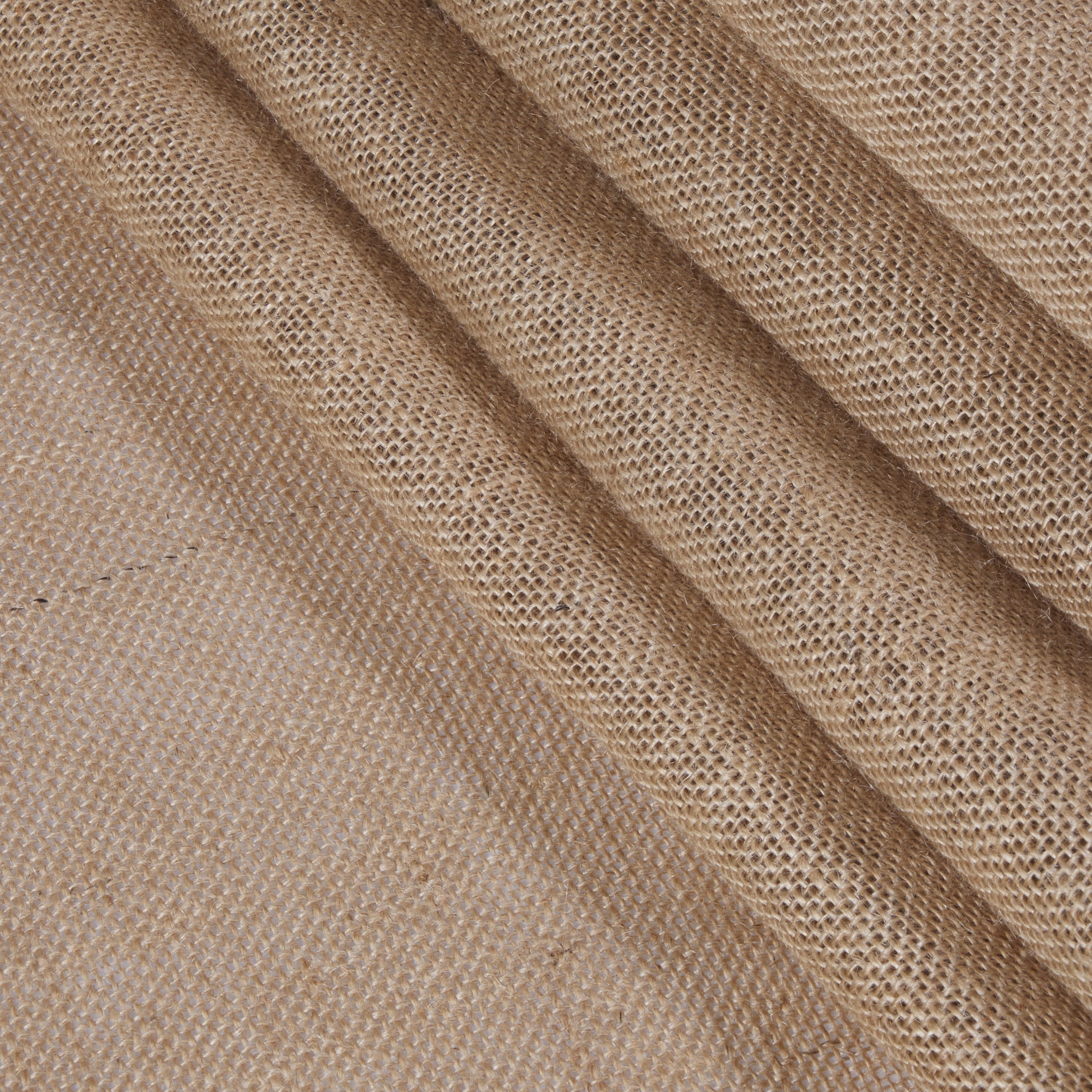 (2 pack) Love, Laugh, Craft Natural Burlap Precut Fabric, 46"W x 2-Yards, Brown
