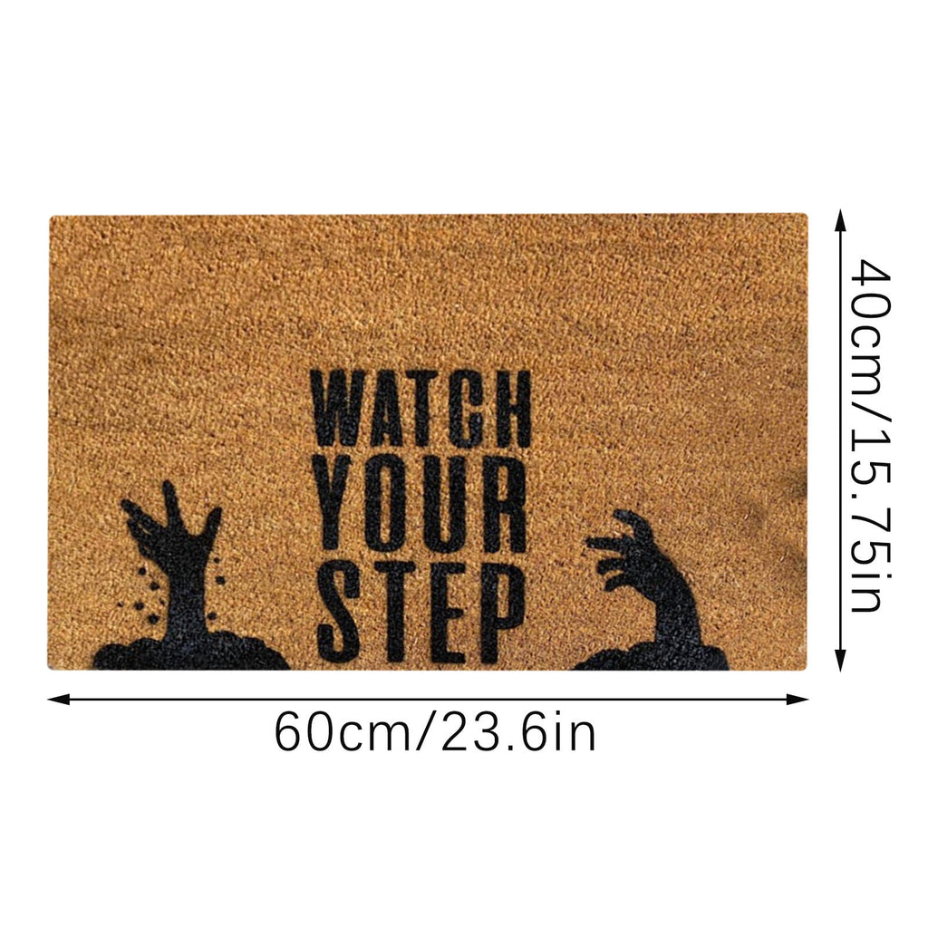 JLFNYA Halloween Rug,15.7*24inch Checkered Rug,Rug Halloween Fall Door Mat Cotton Washable Area Rugs Door Mat Outdoor Entrance for Front Porch Entryway Fall Farmhouse
