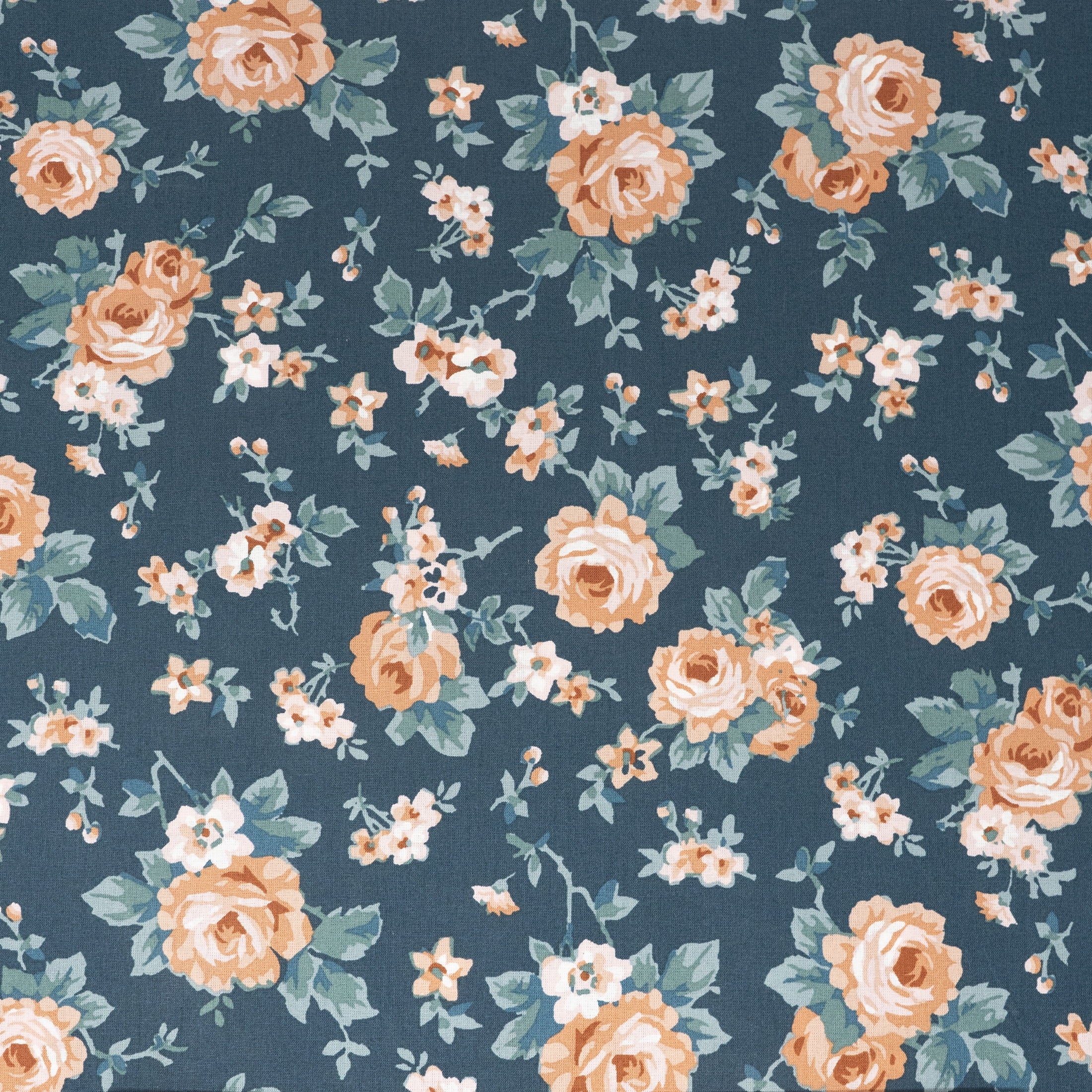 Waverly Inspirations Sewing & Craft Fabric, 1 Yard Cut, 100% Cotton, Cutout Floral Print, 44 in Wide