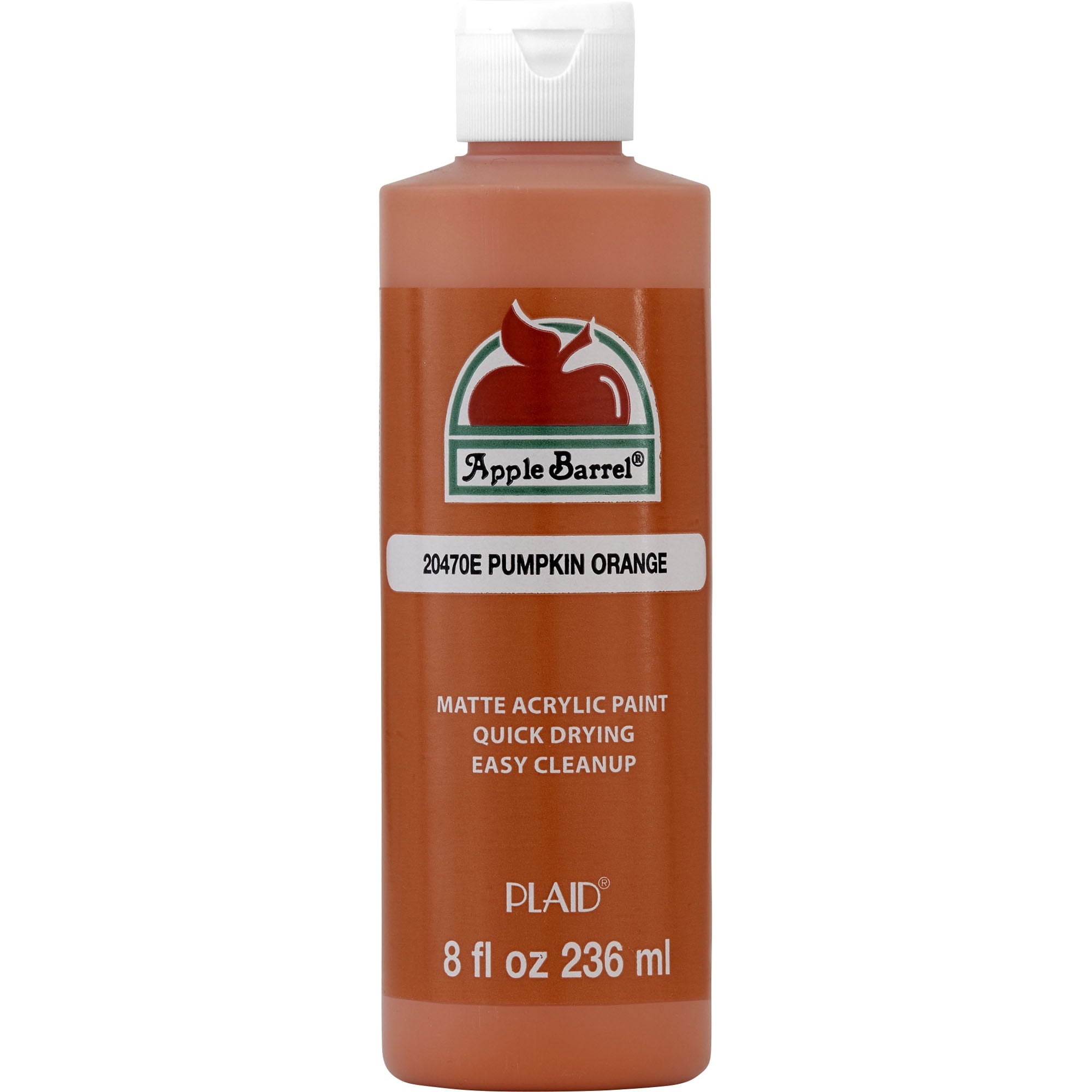 Apple Barrel Acrylic Craft Paint, Matte Finish, White, 8 fl oz