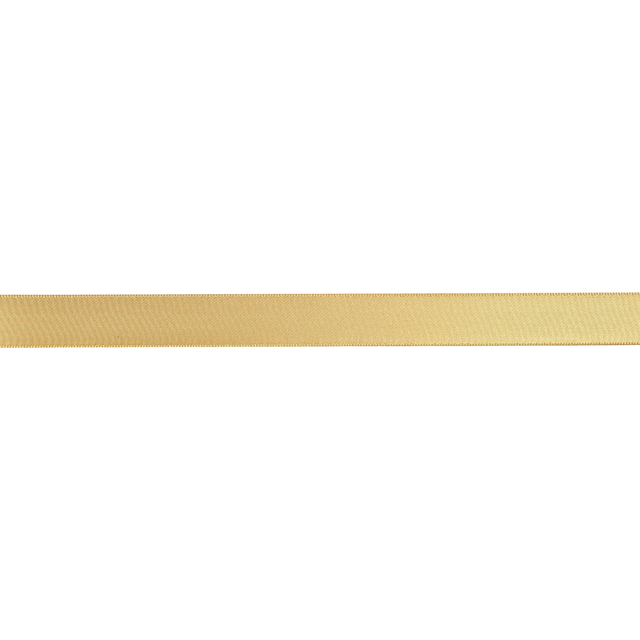 Gwen Studios 5/8" Yellow Gold Satin Ribbon, 6 Yards