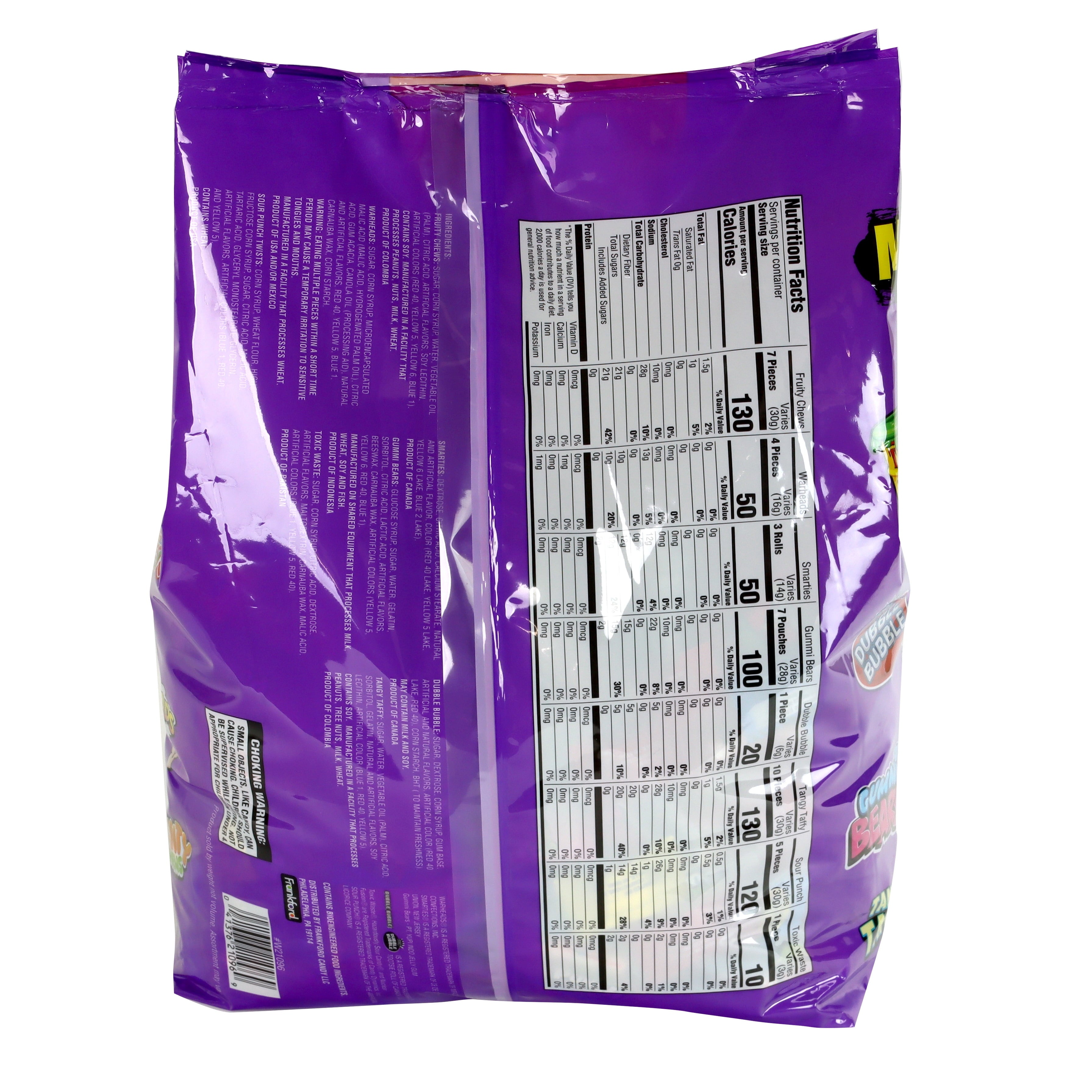 Frankford Mega Mix XXL Assorted Hard and Gummy Halloween Candy Bag - 786+ Pieces