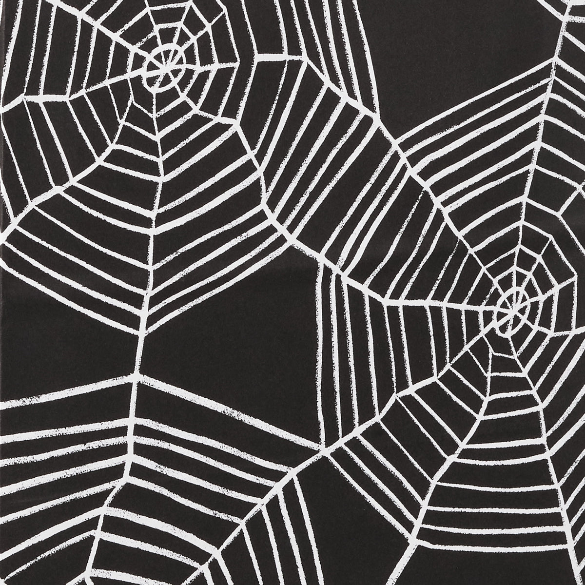 Hallmark Medium Halloween Gift Bag (Webs on Black), 1 Count