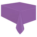 Way To Celebrate Plastic Table Cover, Purple, Rectangular, 54 in x 108 in, 1 Count