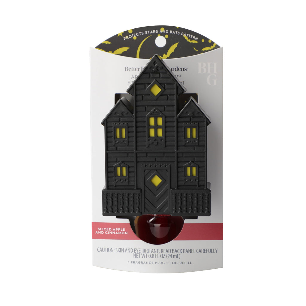 Better Homes & Gardens Aroma Accents Black House Fragrance Oil Plug-in, Spiced Apple Cinnamon
