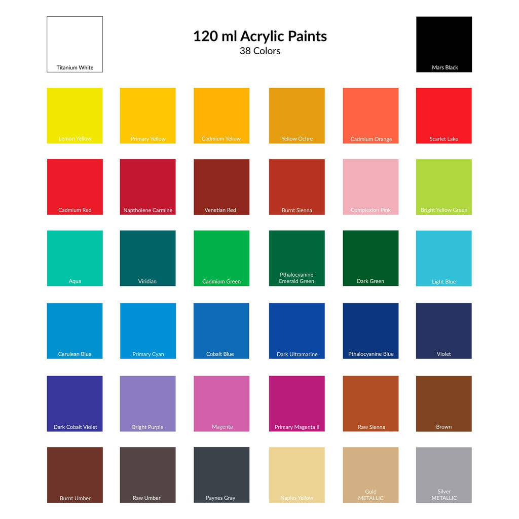 Royal & Langnickel Essentials 120ml Primary Yellow Acrylic Artist Paint