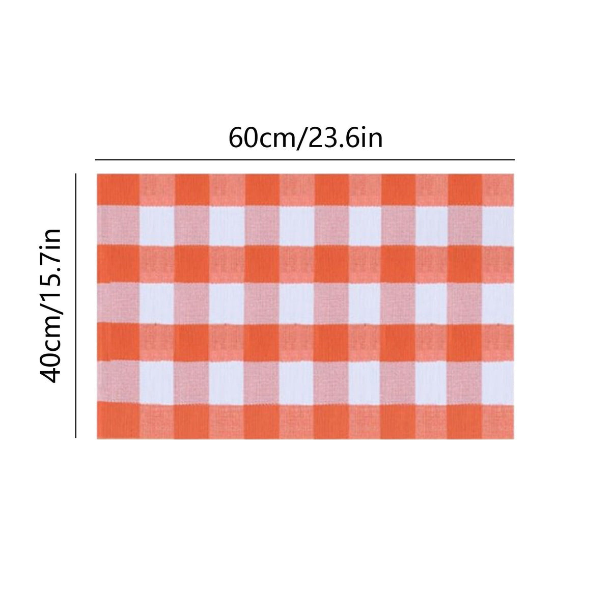 Clearance! 2024 New Halloween Fall Outdoor Rug Orange Plaid Outdoor Rug Hand, Woven Check Rug Layered Doormats for Front Door/Front Porch/Farmhouses/Entryway/Patio