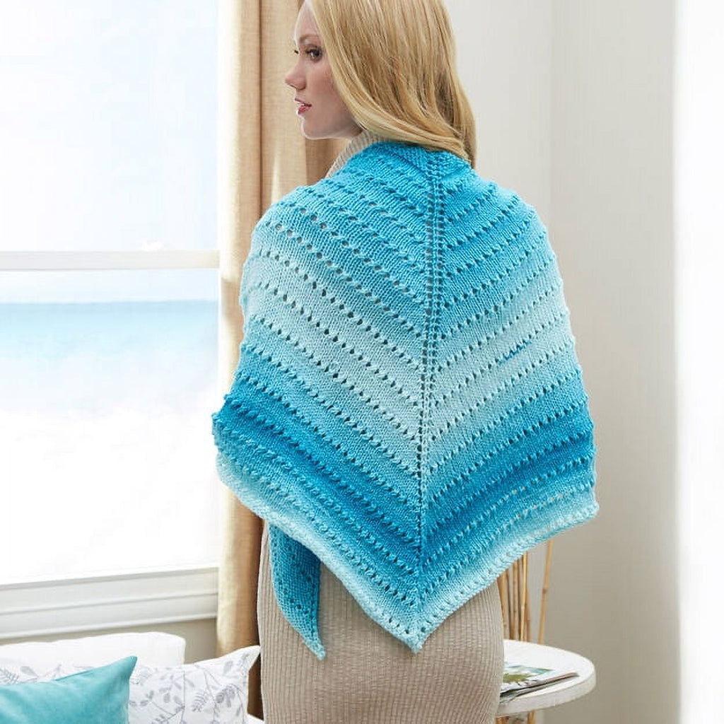 Red Heart Super Saver Ombre Yarn, Violet, 10oz(283g), Medium, Acrylic