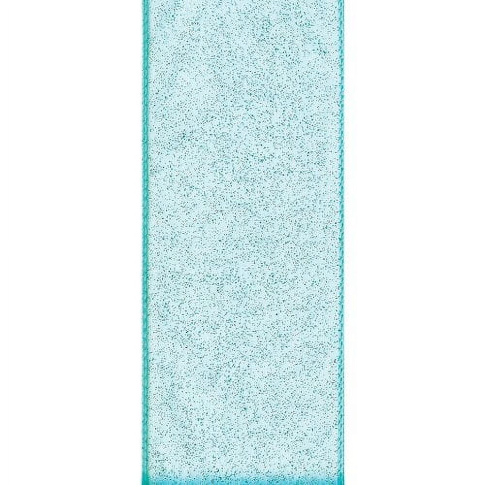 Offray 2.5" Wired Aqua Quest Ribbon, 1 Each