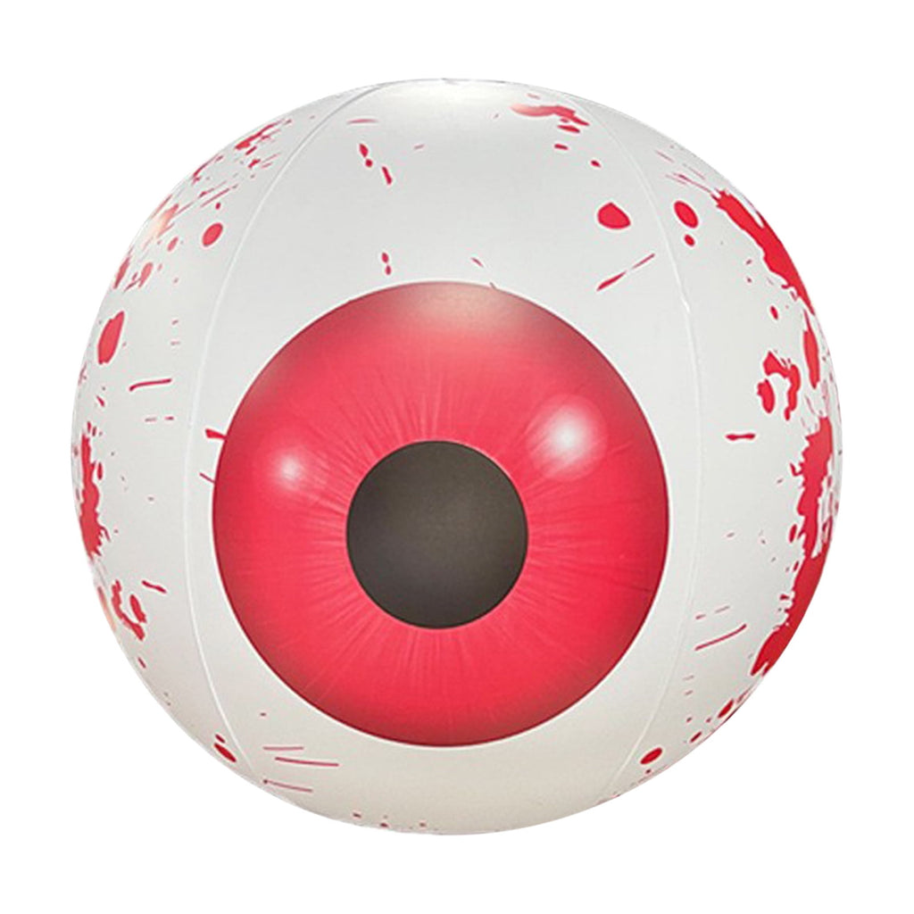 Kumdkd 15.7" Halloween LED Eyeball Inflatable Decor - Color Changing Party Balloon with Remote Control for Indoor/Outdoor Scary Decorations