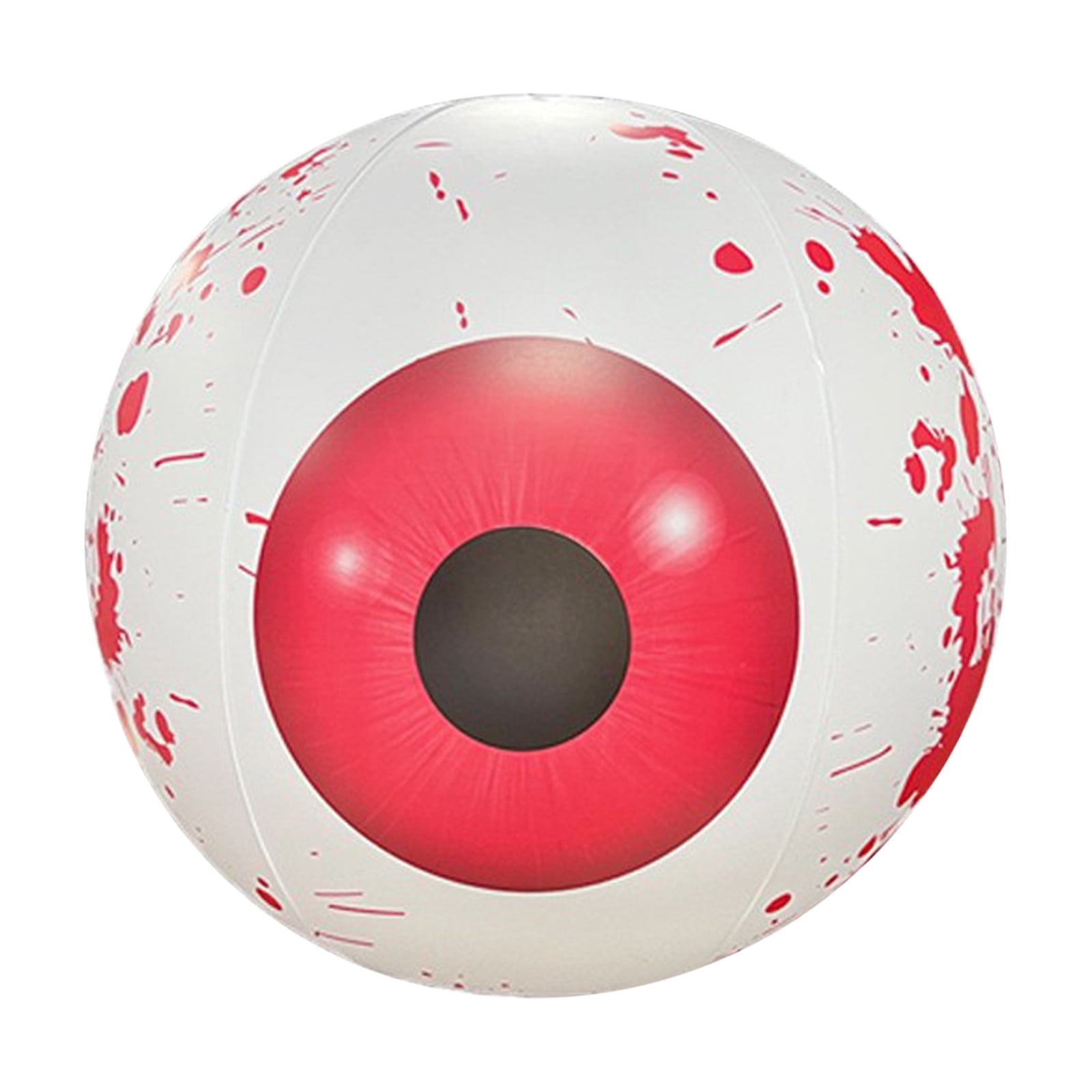 Inflatable Halloween Eyeball Decoration 15.7 Inch, Color Changing LED with Remote Control, Durable PVC Easy Inflate for Spooky Party Garden Courtyard Indoor Outdoor Decor