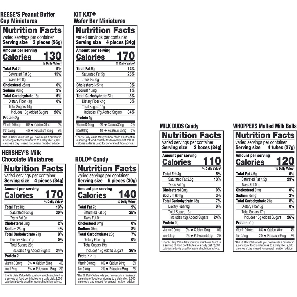 Hershey Assorted, Halloween Candy Bulk Variety Bag, 78.24 oz (275 Pieces)