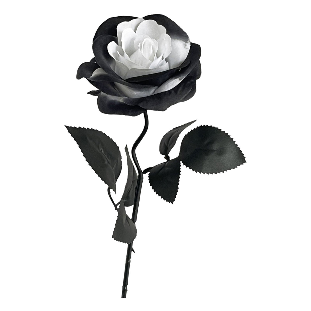AZXY Halloween Decor, Halloween Indoor Decor, Halloween Tabletop, Artificial Red Silk Rose Stems, Gothic Fake Floral Bouquet, Halloween Decorations for Home Table Party Decor