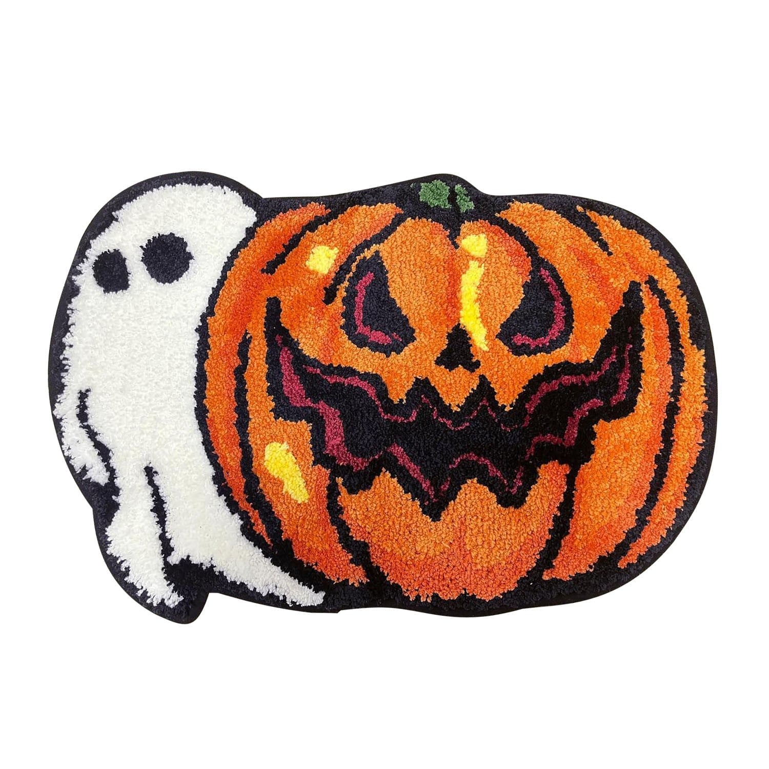 Stijggn Halloween Kitchen Rugs Halloween Mat Halloween Decorations Doormat, Welcome Mats for Front Door,Spooky Outdoor Mats for Front Door, Living Room, Bedroom, K-ids' Room