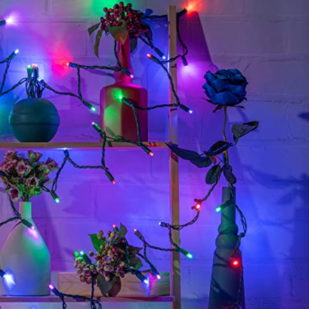 Wick's Outdoor Living LED 5MM Multi-Color Holiday Lights, 50 FT in length, 150 CT, and 6 different color options
